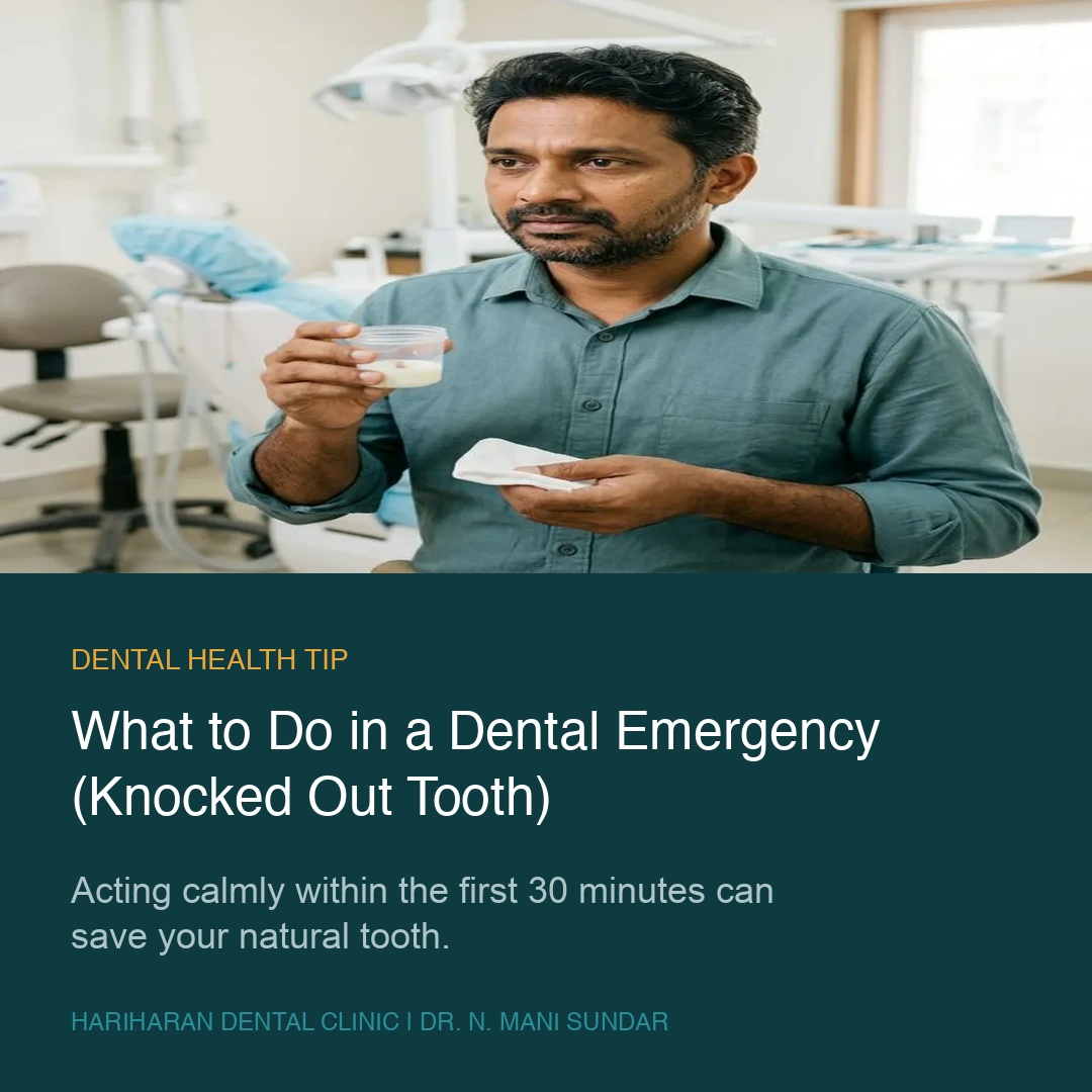 What to do if a tooth is knocked out