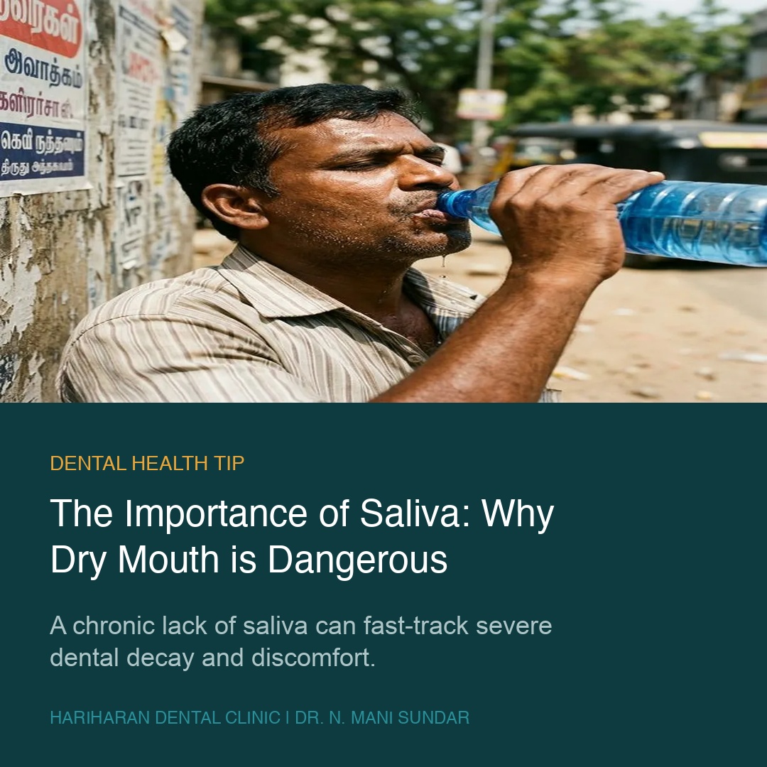 Dry mouth and the importance of saliva