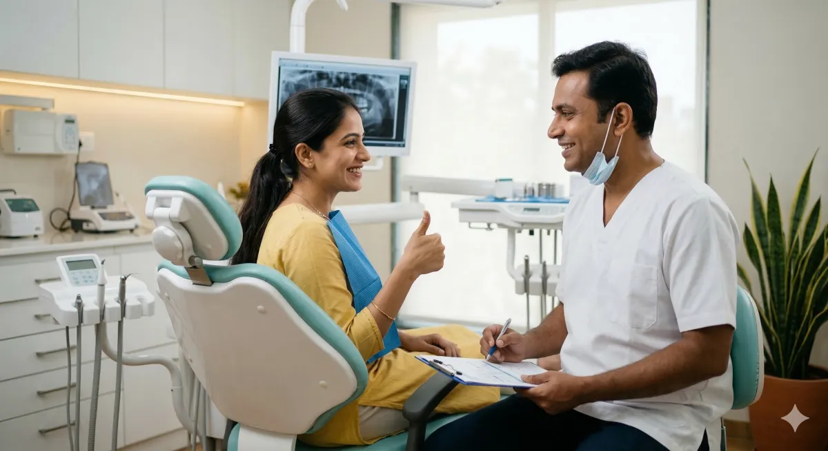 Tooth extraction aftercare — ice pack and soft foods